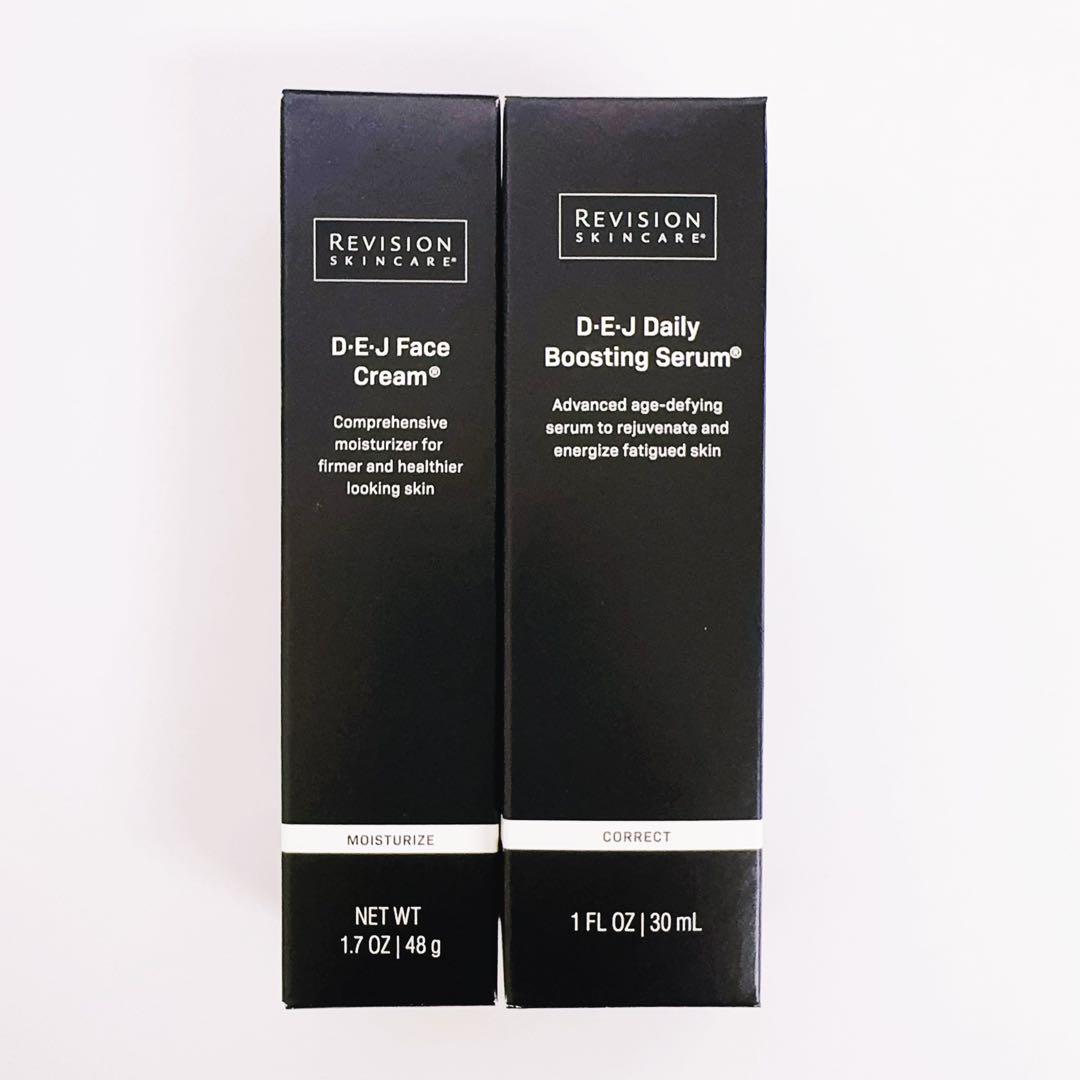 DEJフェイスクリーム　DEJデイリーブースティングセラム 2点 リビジョン