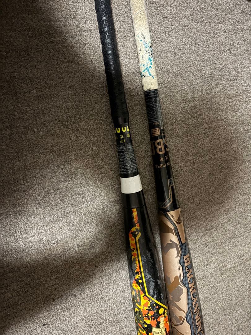 Hyper Mach 3 & Black Cannon Z 軟式バット2本セット