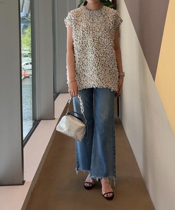 EFFE BEAMS 25A/W 49,500円カラミリボン ブラウス