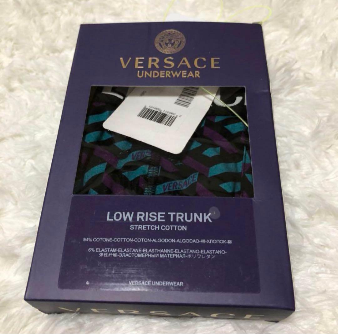【正規品保証】新品 VERSACE ボクサーパンツ 3枚セットS パープルM1枚