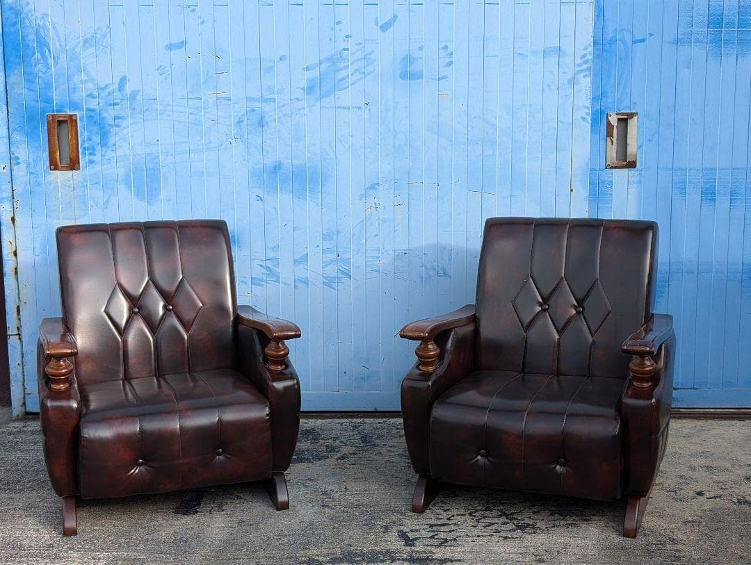 クラシック　ミッドセンチュリー　ヴィンテージ　レトロ　アームチェア　右　SZ