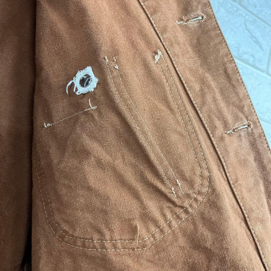 旧ドゥニーム　ダック地カバーオール　38 カーハート　オリゾンティ