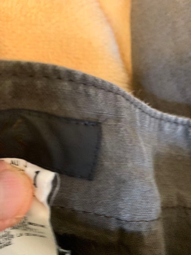 ワイズフォーメン（ヨウジヤマモト）パラフィンコートリネンラミーカーゴパンツ