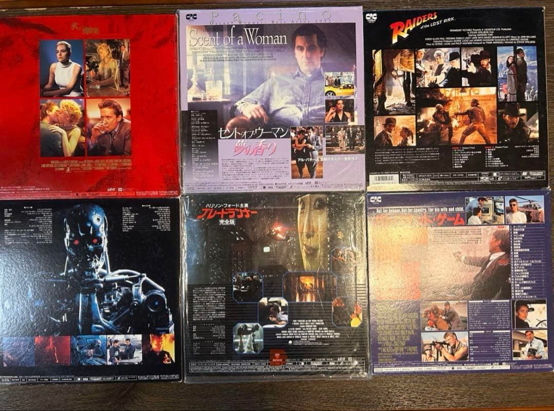 レーザーディスク　007シリーズ、闘魂メモリアル、仁義なき戦い、松田聖子等