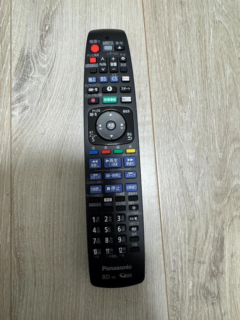Panasonic　BD用リモコンN2QBYB000041