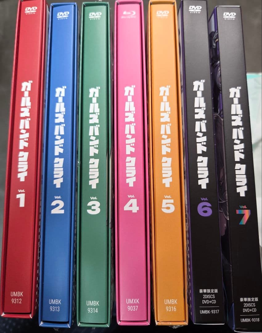 最終値下ガールズバンドクライ DVD全巻セット （4巻はBlu-ray）