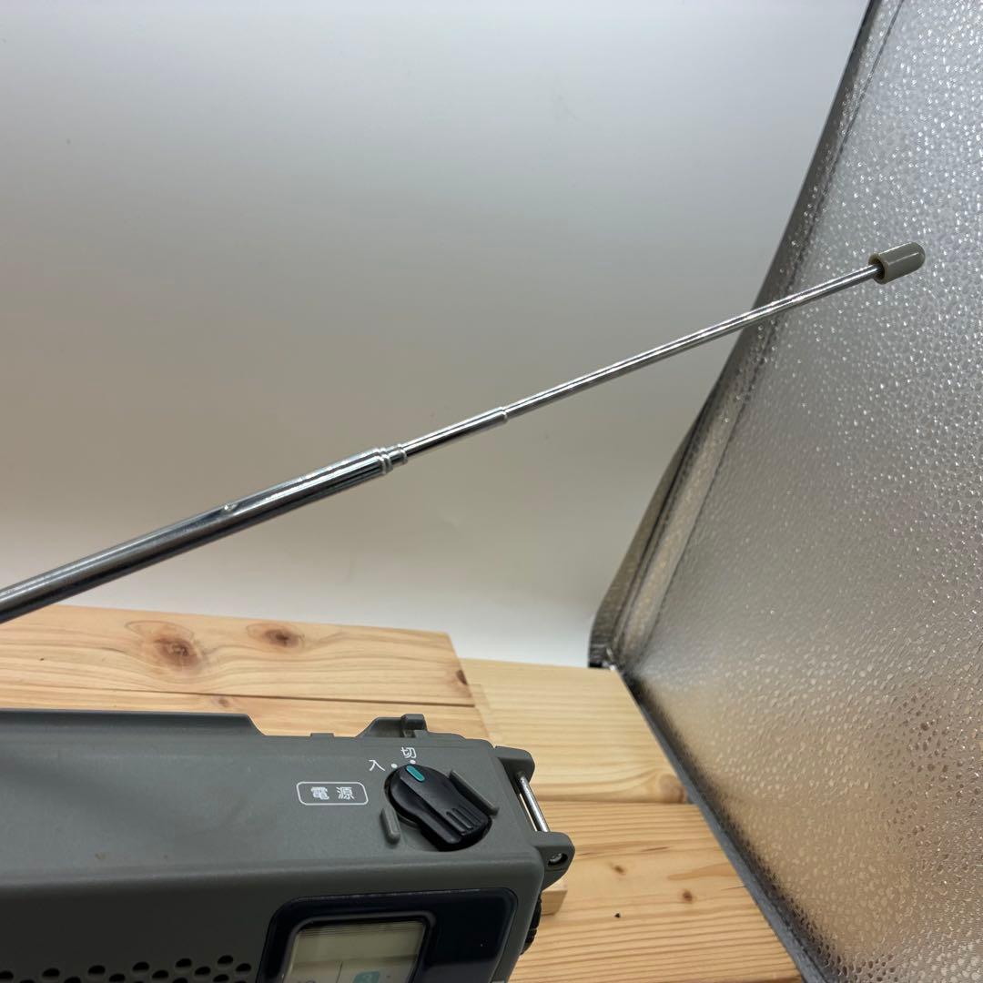 【動作品】SONY ICFーB100 防災ラジオ レトロ