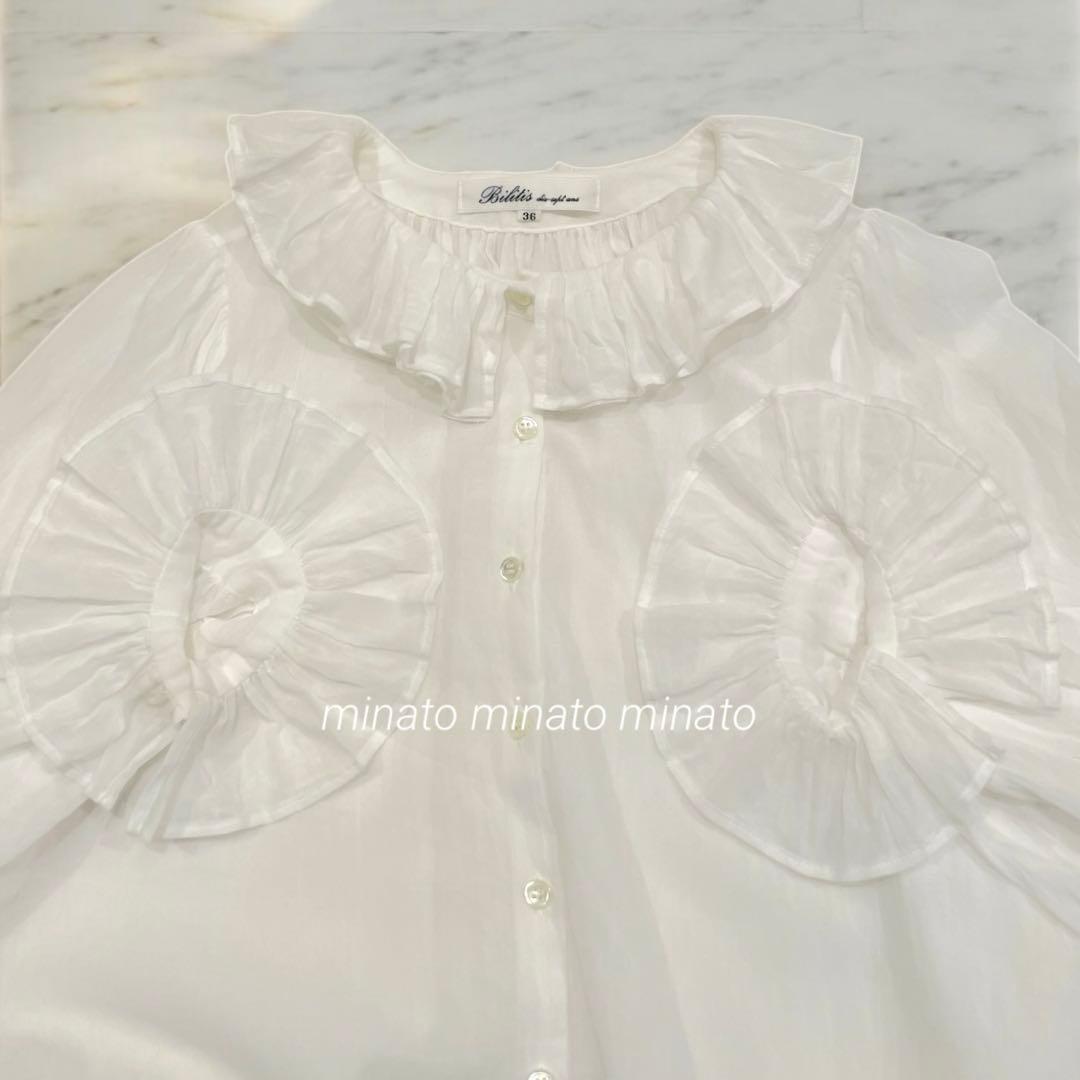 Blue 極美品 定番 ビリティス・ディセッタン パリジェンヌ・ブラウス