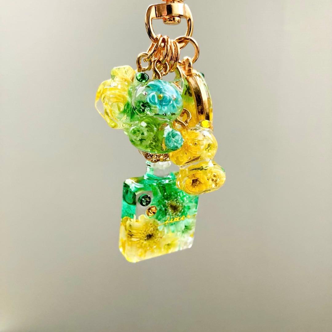 なおページ　Man名入れレジンキーホルダー、チャーム9点