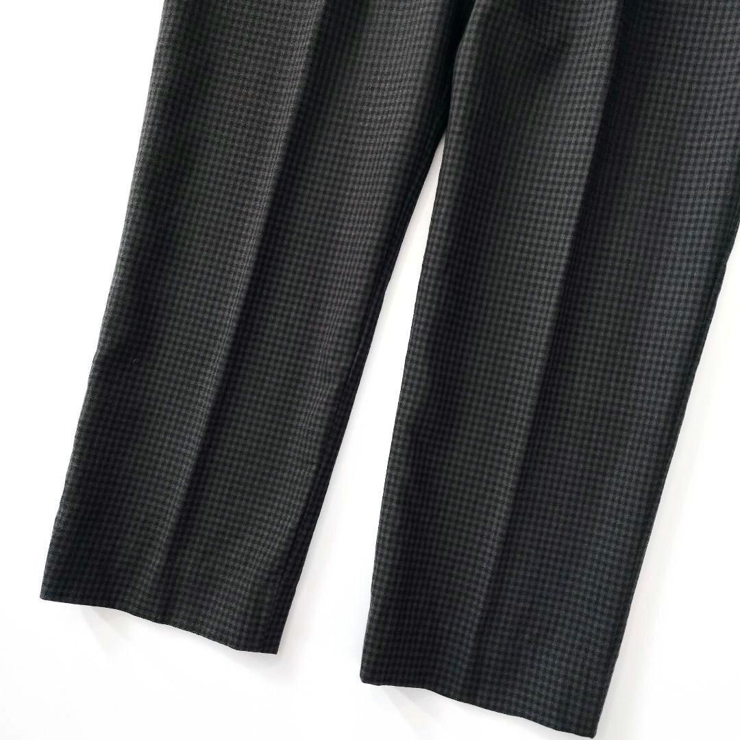 MARGARET HOWELL✨ギンガム ウール ツイルパンツ