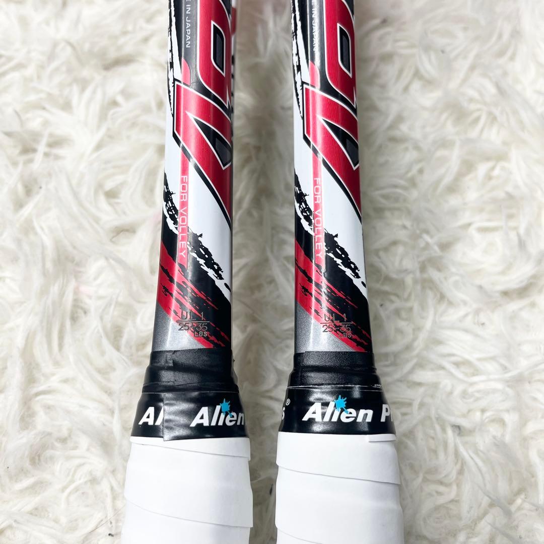 【美品】ヨネックス ナノフォース8v REV UL1 2本セット ソフトテニス