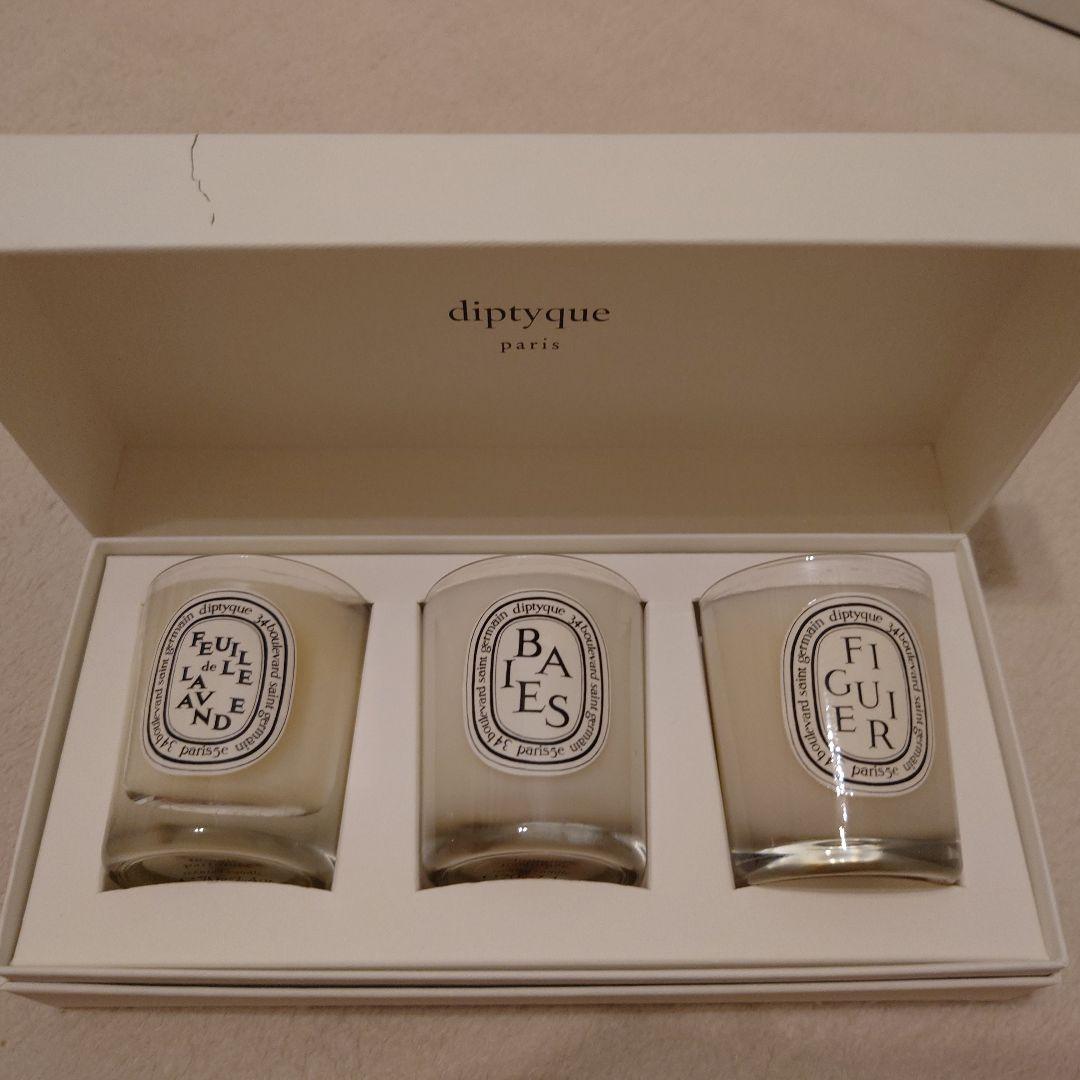 diptyque キャンドルセット 3個入り