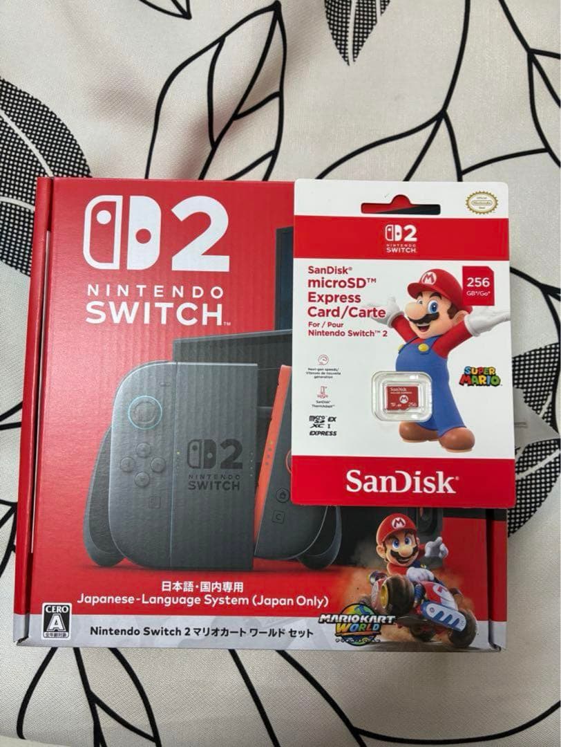 SWITCH2(日本語・国内専用)本体 sdカード256gb samsung製