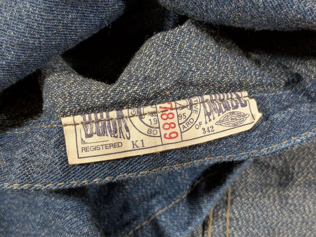 DUCK DIGGER(WAREHOUSE)杢デニムカバーオール サイズ 38