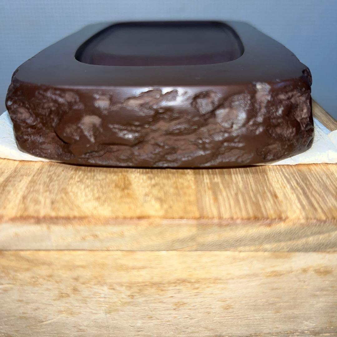 ⭕️赤間硯　名工　堀尾卓司　野面硯　お手頃　女性好みの品