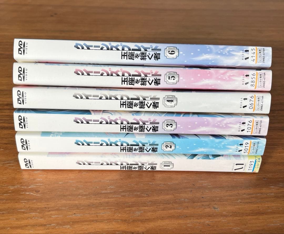 クイーンズブレイド 流浪の戦士 全6巻＋玉座を継ぐ者 全6巻 DVD 全巻セット