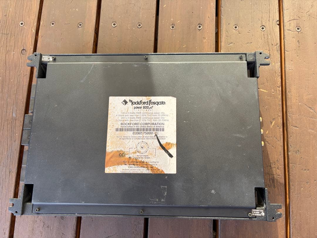 ロックフォード パワーアンプ POWER800a4 おにぎり 100w×4ch