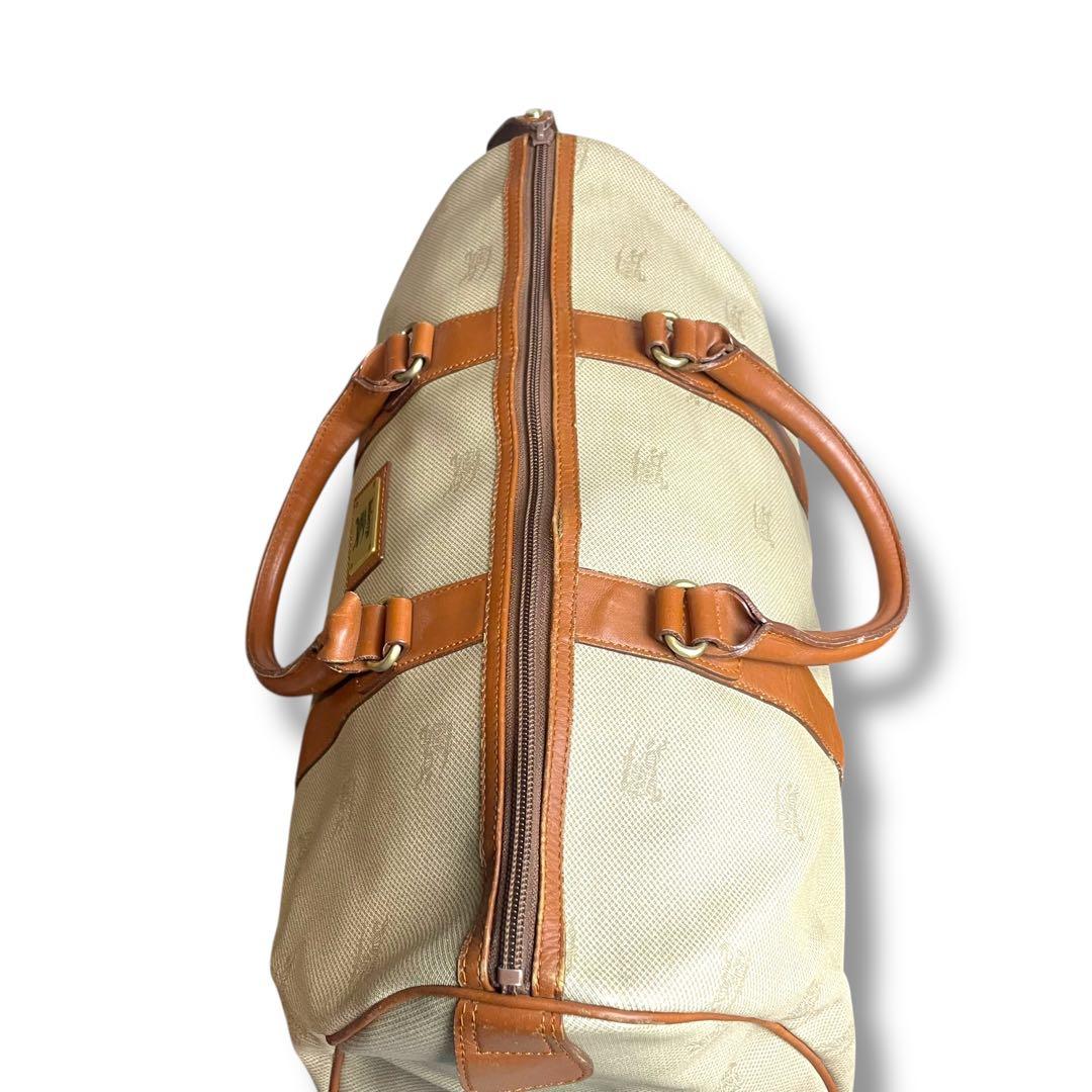 【大容量】Burberrys バーバリー ボストンバッグ ホースロゴ キャンバス