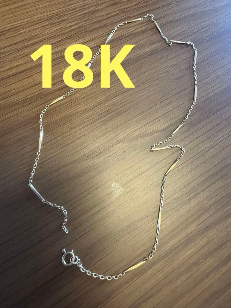 【K18】3.6g 金のネックレス