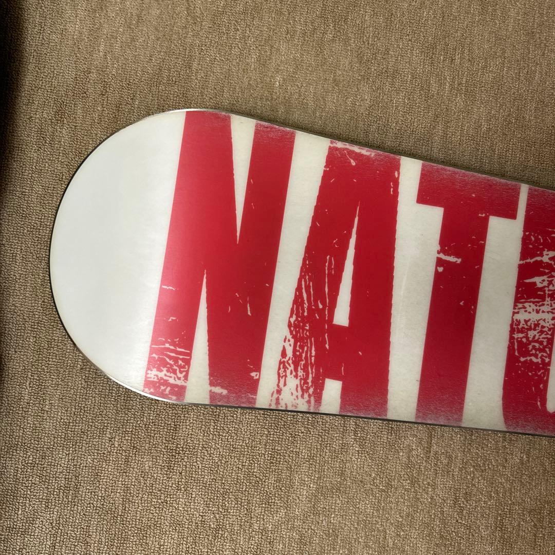 スノーボード(黒色ベースに青、白色文字)美品‼️　カバー付き‼️