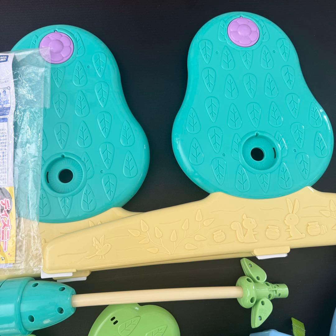 【極美品】くまのプーさん　えらべる回転 6WAYジムにへんしんメリー　プーメリー