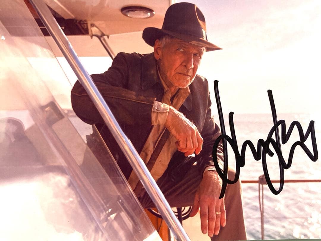 ハリソンフォード直筆サイン入り2Lサイズ写真…