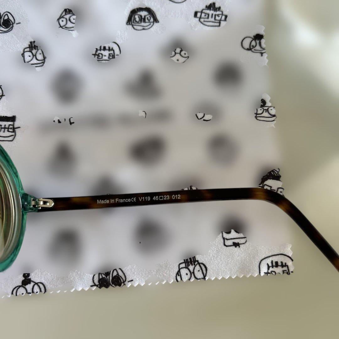 リュネットジュラ　丸四角メガネ　美品