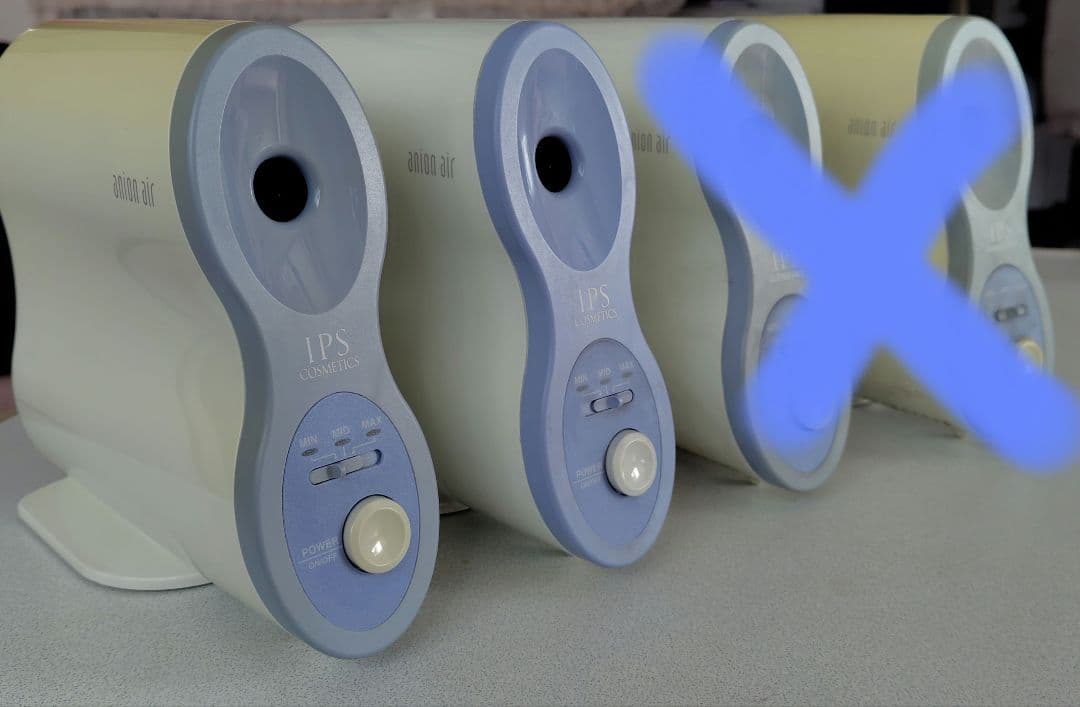 アニオンエア　IPSコスメティックス　空気清浄機　マイナスイオン　 ２機