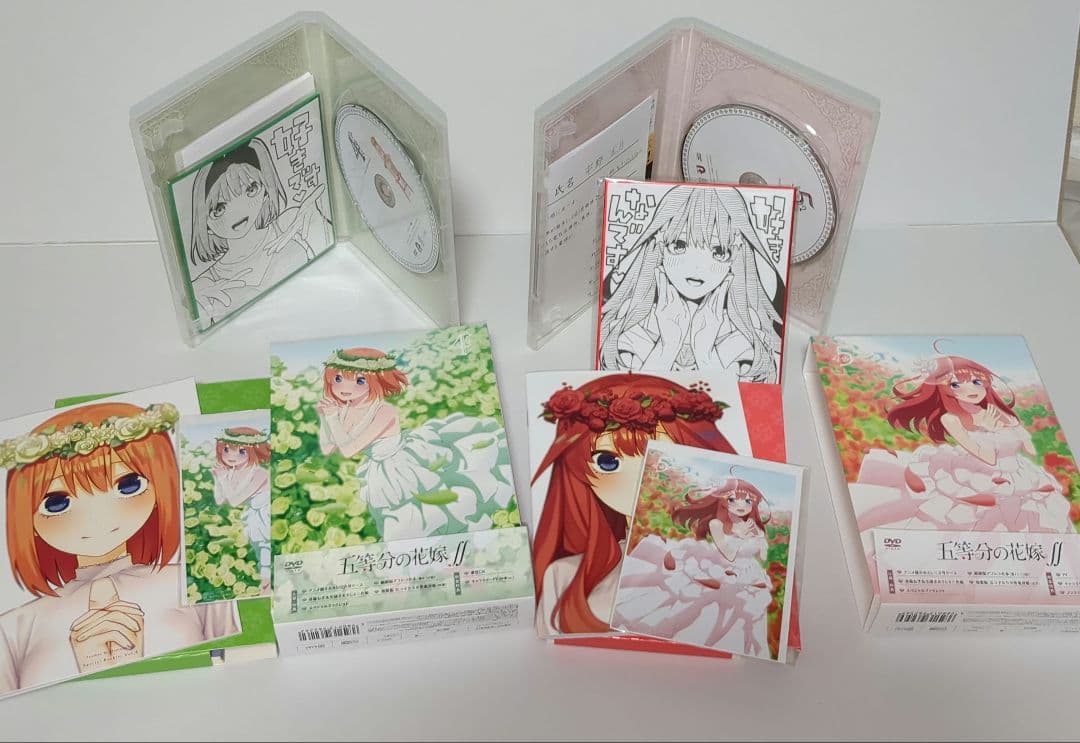 五等分の花嫁∬　初回限定版DVD全5巻セットAmazon全巻購入特典BOX付