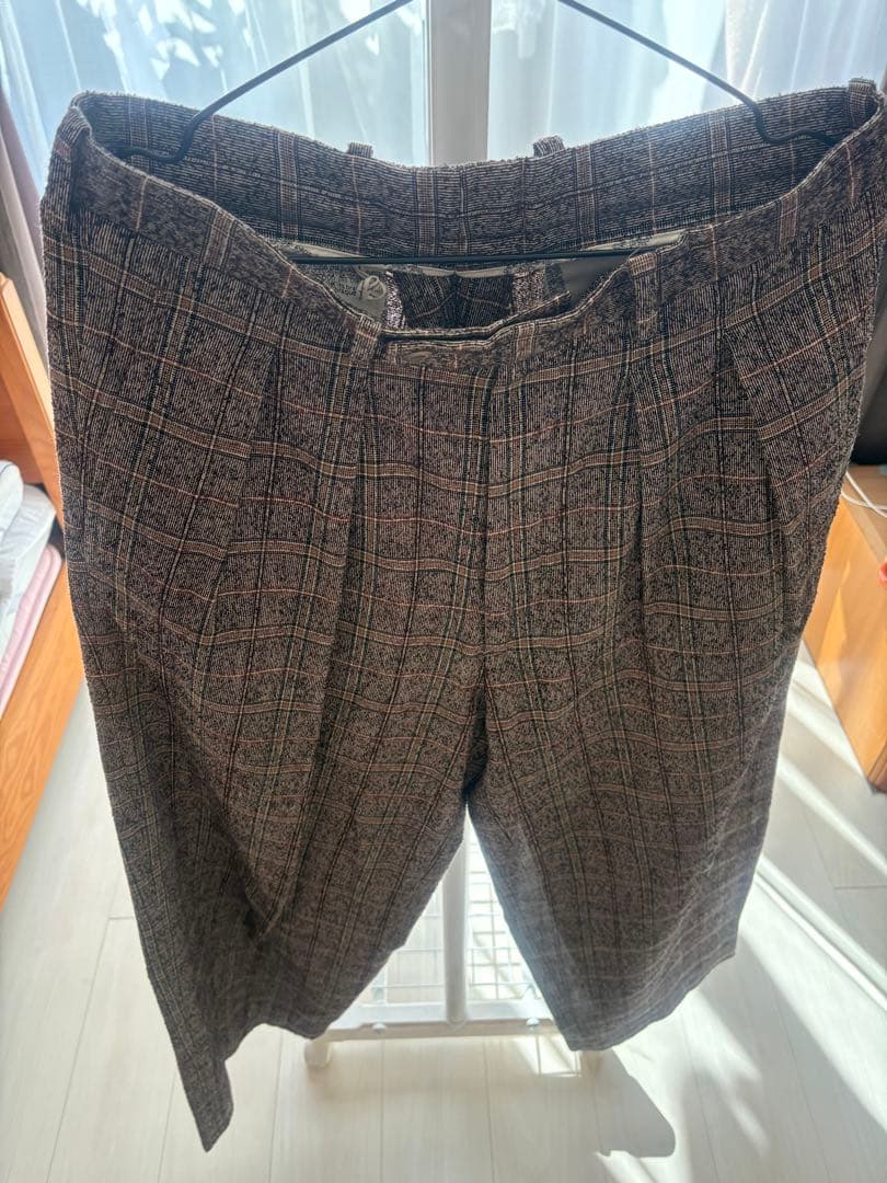 パンツ M's braque TUCKED WIDE PANTS