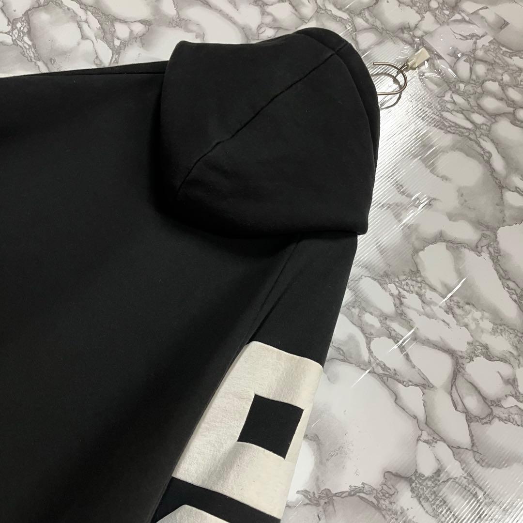 一点物 ビッグサイズ　mirror9 フーディー　アームビッグロゴグラフィック