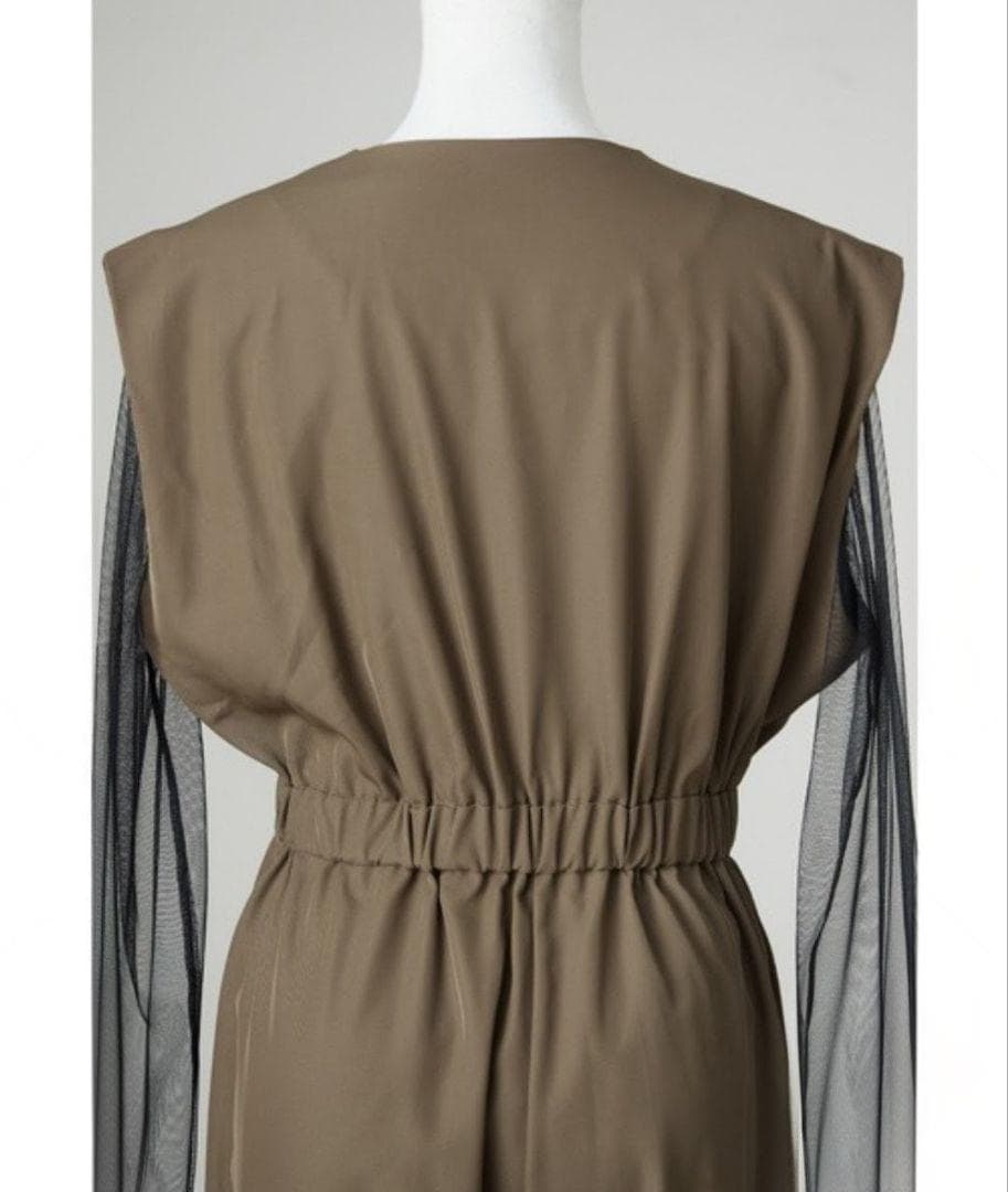 美品 niana ニアナ スタンドアウトカラーオールインパンツL 大きいゆったり