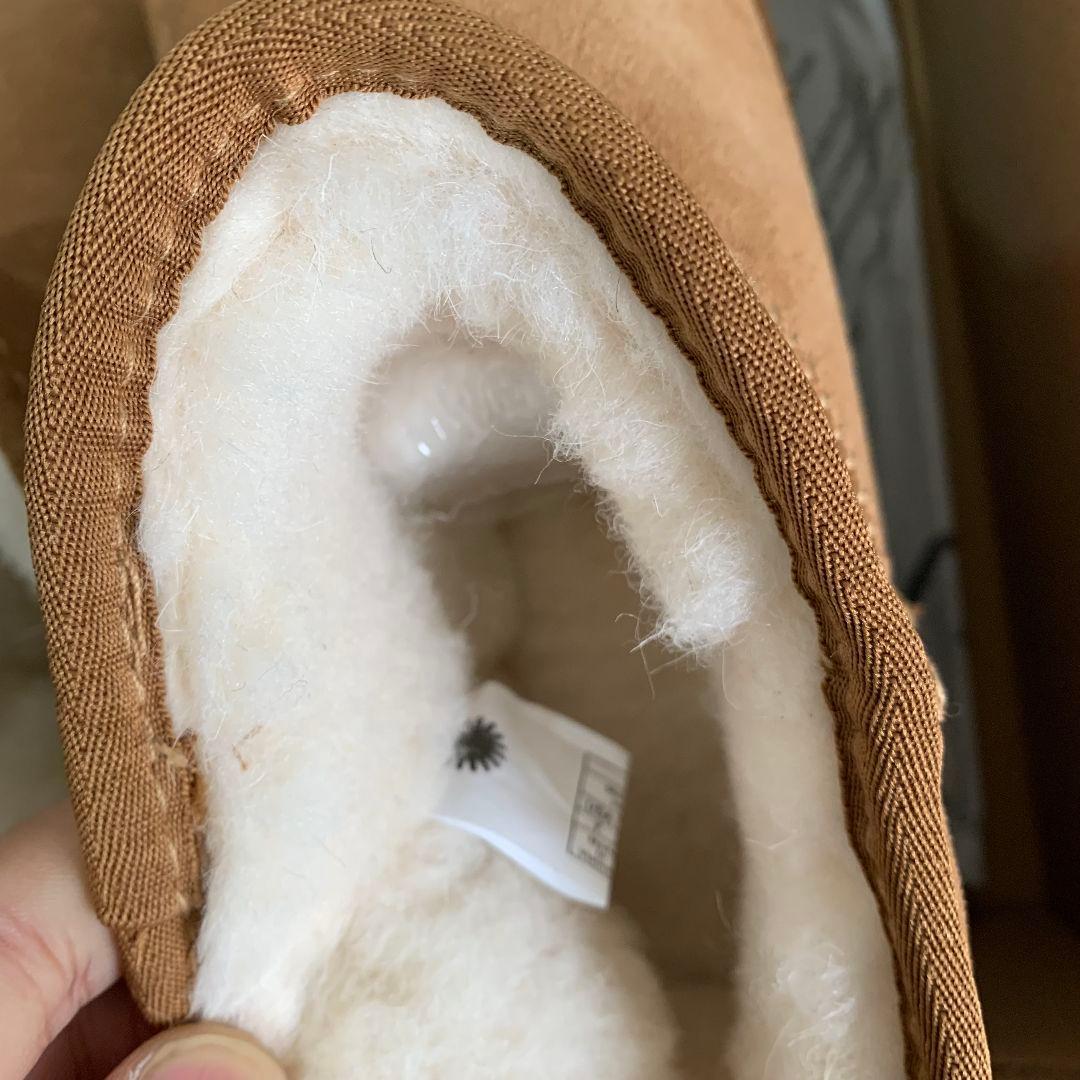 未使用♡UGG クラシックミニ　24センチ　ブラウンムートンブーツ厚底