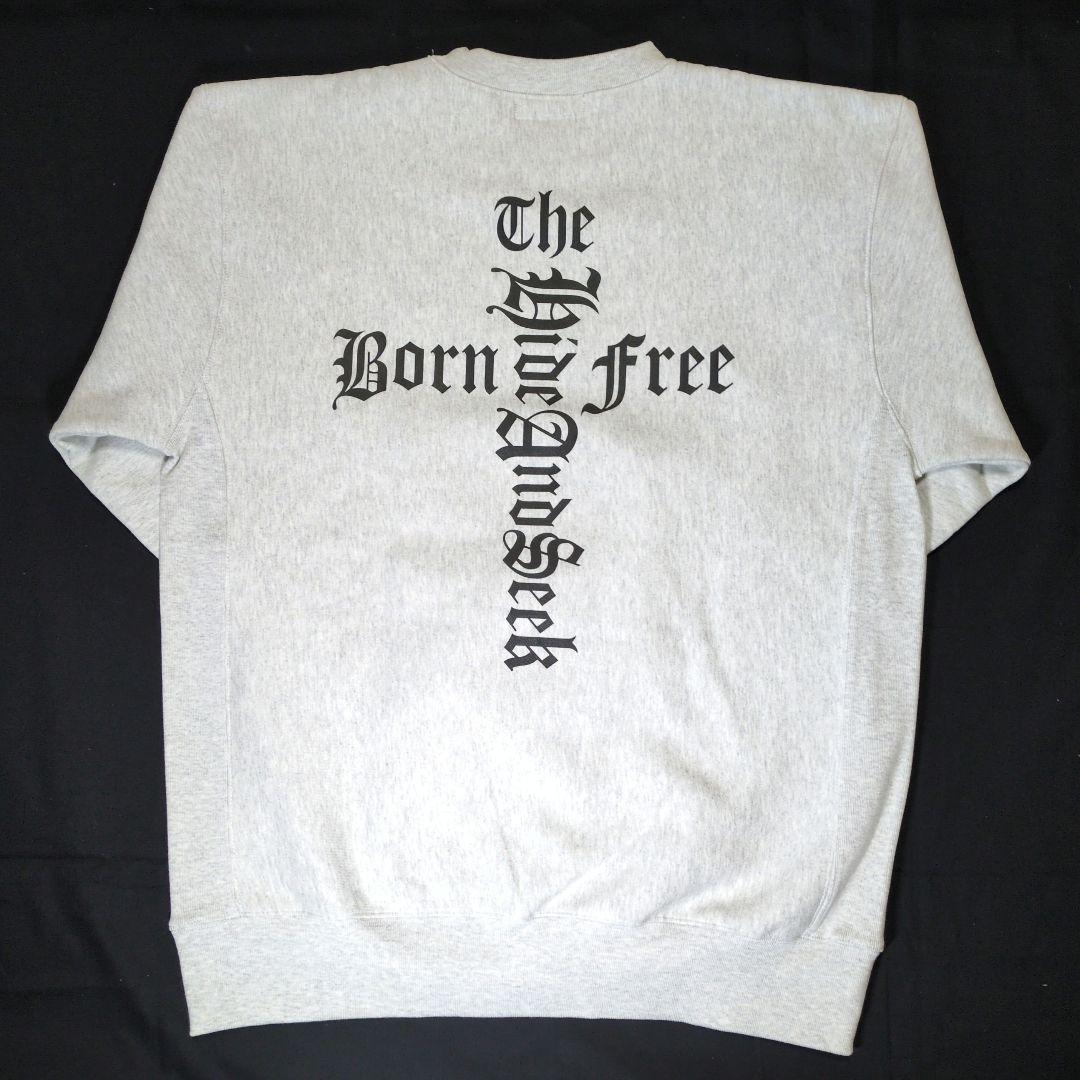 H&S クルーネック スウェット H-GRAY XL 未使用 ハイドアンドシーク