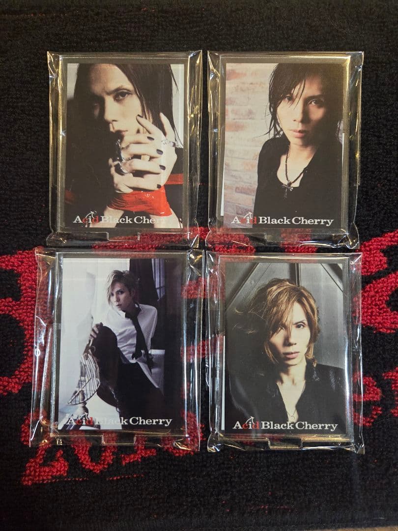 Acid Black Cherry　台座付きビジュアルプレート　コンプリート
