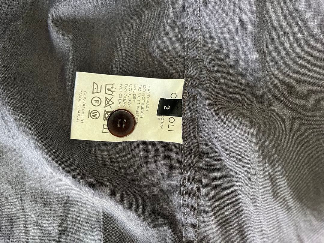 comoli コットンシルクジャケット2