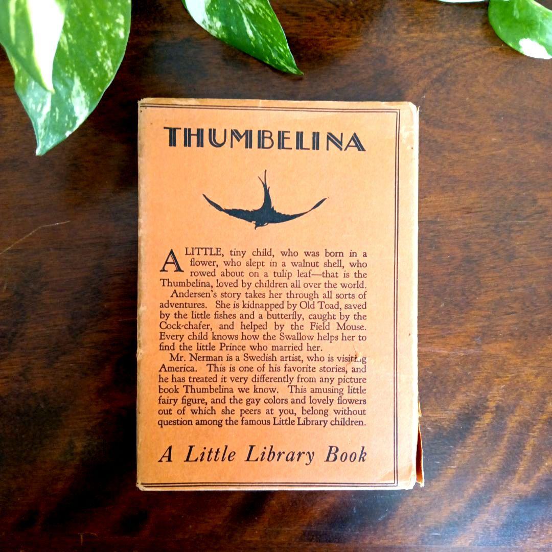 洋書古書　希少　Nerman ネイマン　おやゆび姫アンデルセン　ヴィンテージ