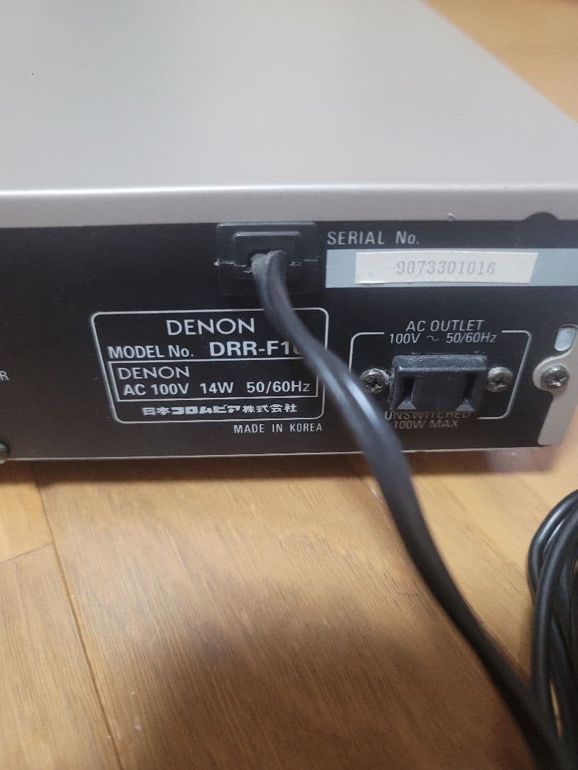 【動作OK！！】カセットデッキ　DENON　デノン　DRR-F100