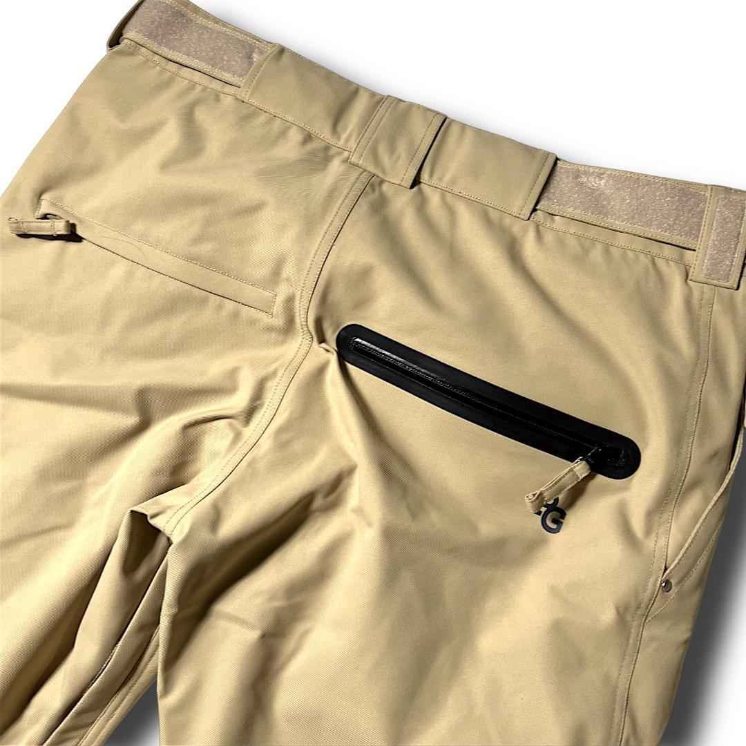 パーリーゲイツ 定3.9万 防汚防水防風 ストレッチ スノーウェア L ベージュ