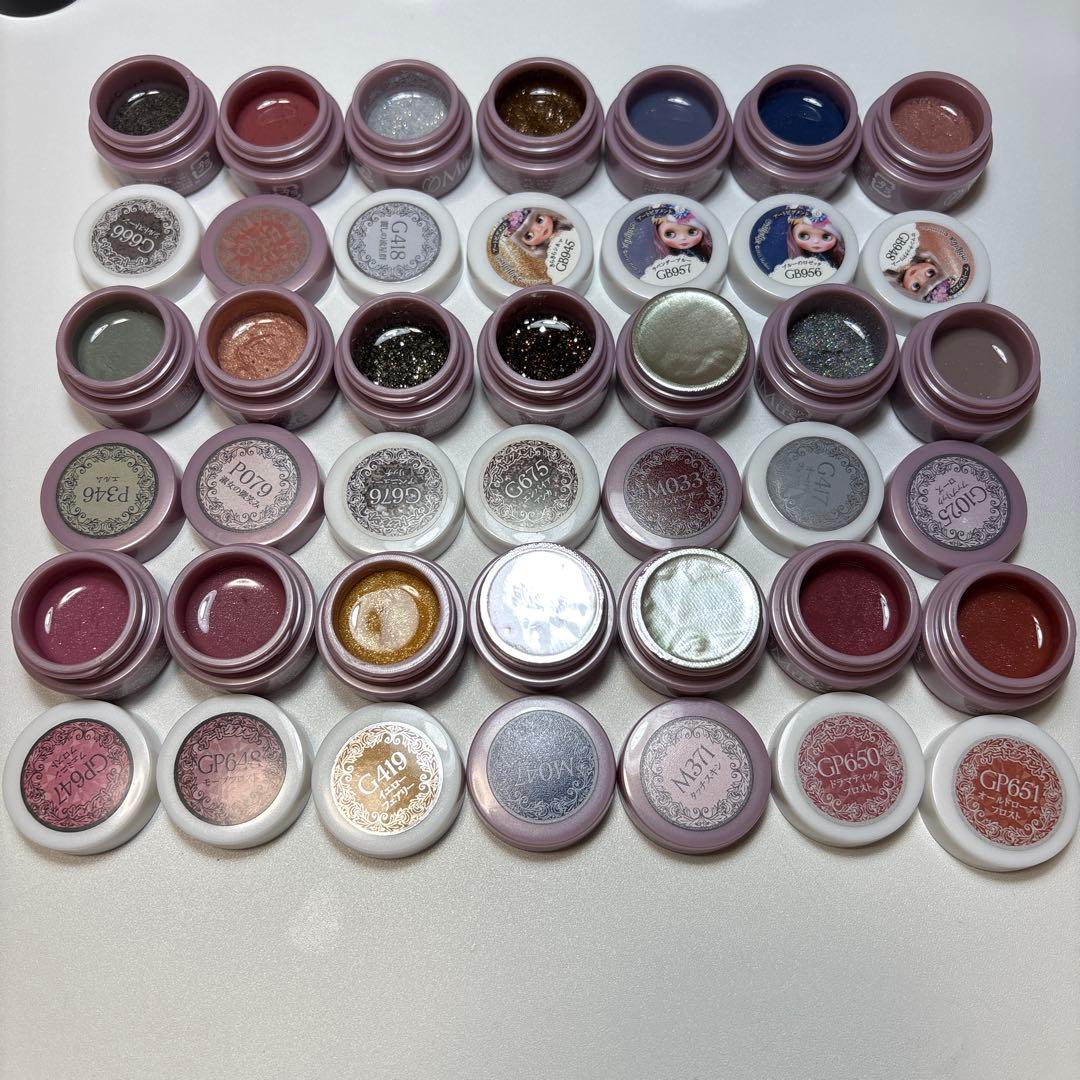 プリジェル　ミューズ＆ageha、ジェルグラフソリッドベース33個セット