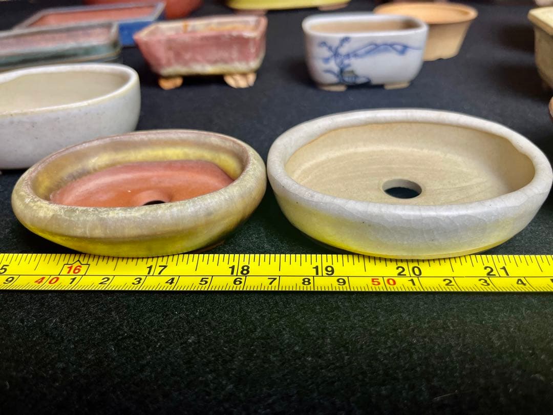 盆栽鉢　　植木鉢　山野草鉢　観葉植物　園芸　ミニ盆栽鉢各種　28個まとめて