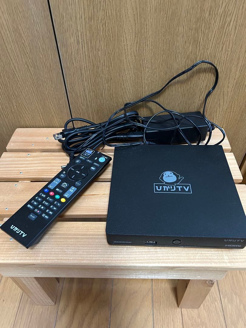 ひかりTV ST 3400 本体チューナー、アダプター、リモコン