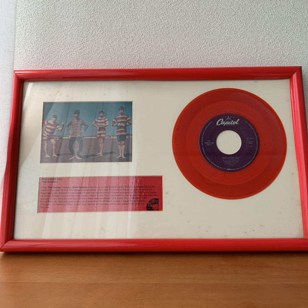 The Beatles ジュークボックス用レコード フレーム