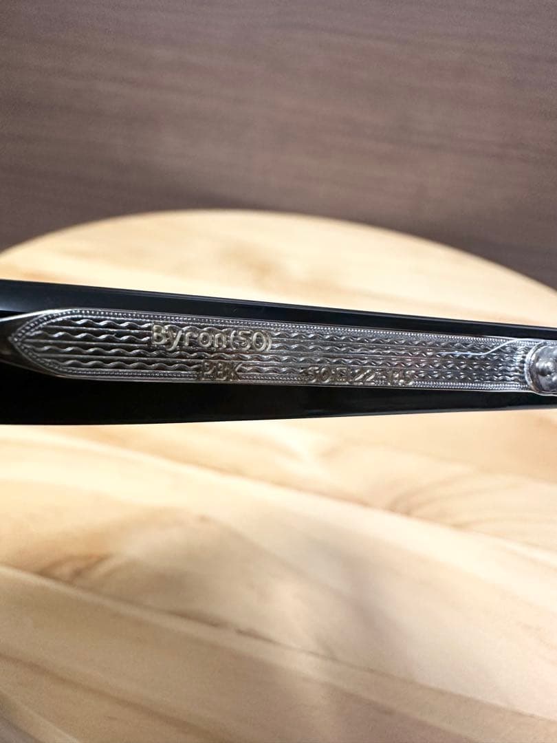 EYEVAN Byron 50 ブラック 度なし 眼鏡 サングラス アイヴァン