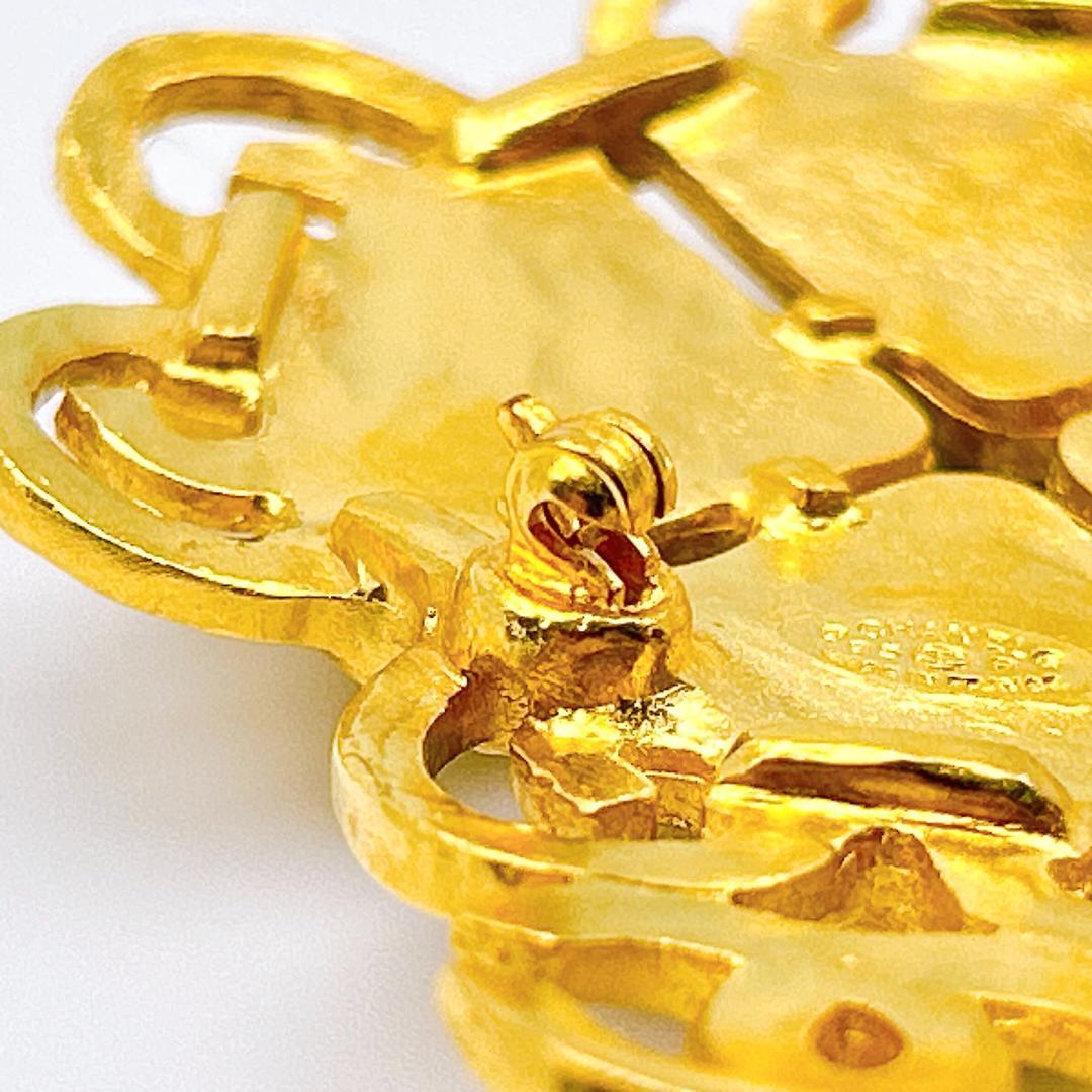 【鑑定済み！】シャネル ブローチ ヴィンテージ ココマーク ゴールドカラー