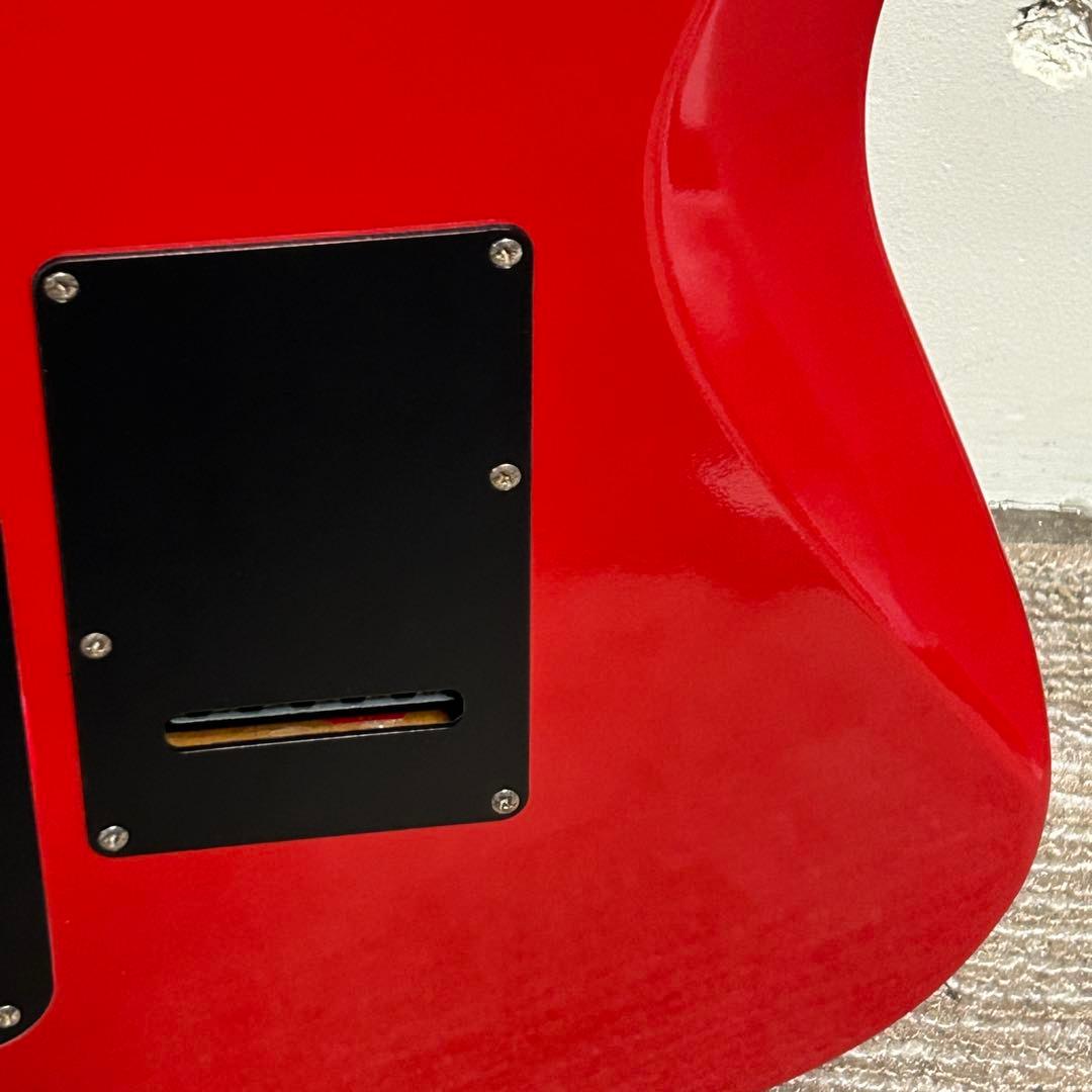 【美品】Legend ストラトキャスター レッド エレキギター SSH