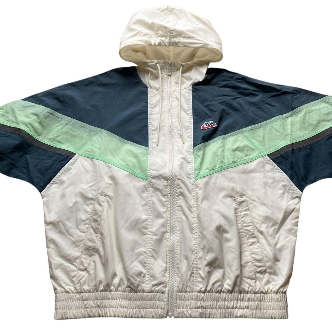 NIKE Lサイズ ヴィンテージデザイン ナイロンセットアップ上下 Y2K