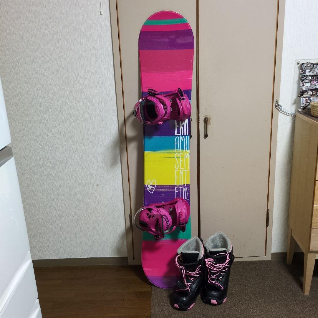 スノーボード3点セット　Modern Amusement 144センチ