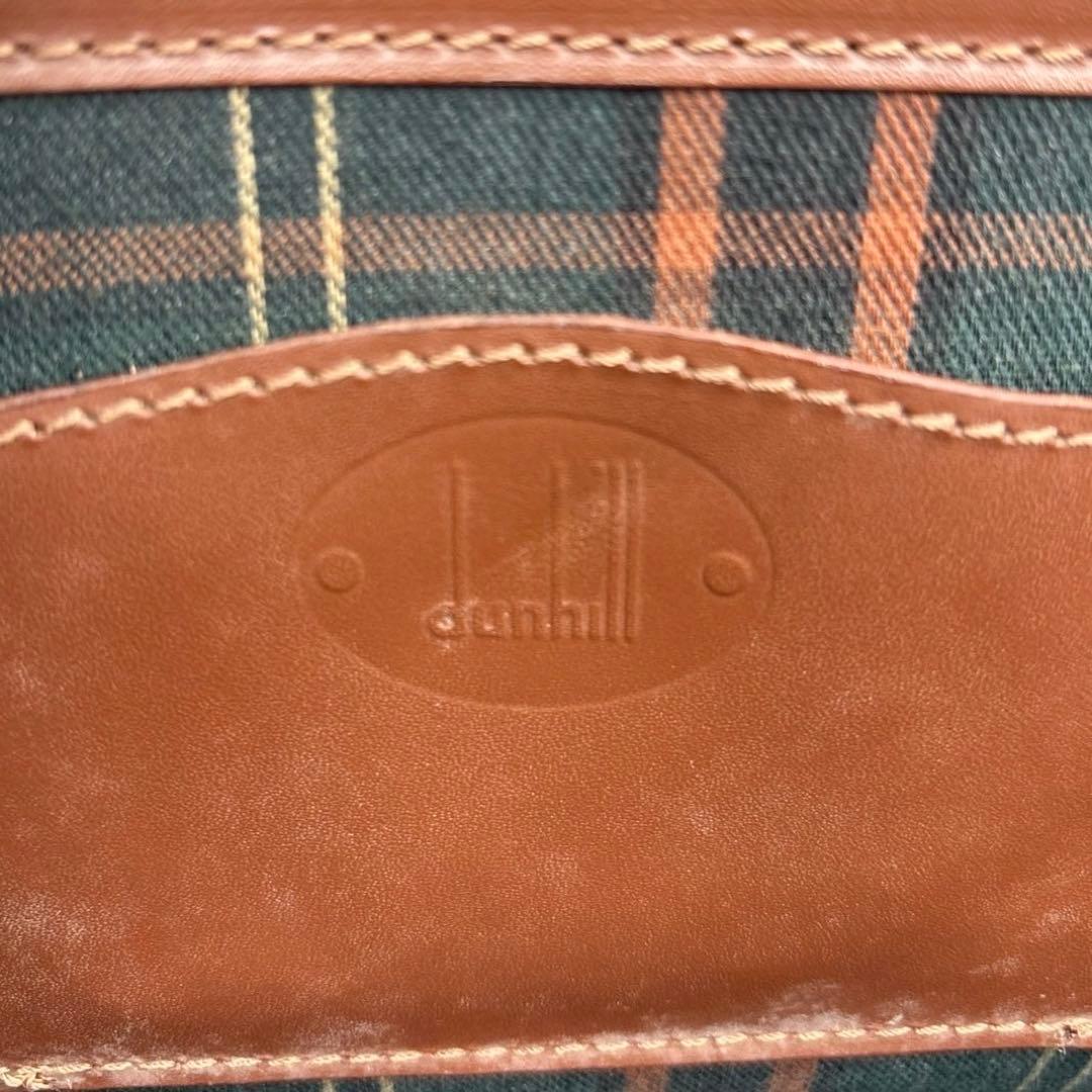 良品◎ ダンヒル A4可 ビジネスバッグ ブリーフケース PVC レザー