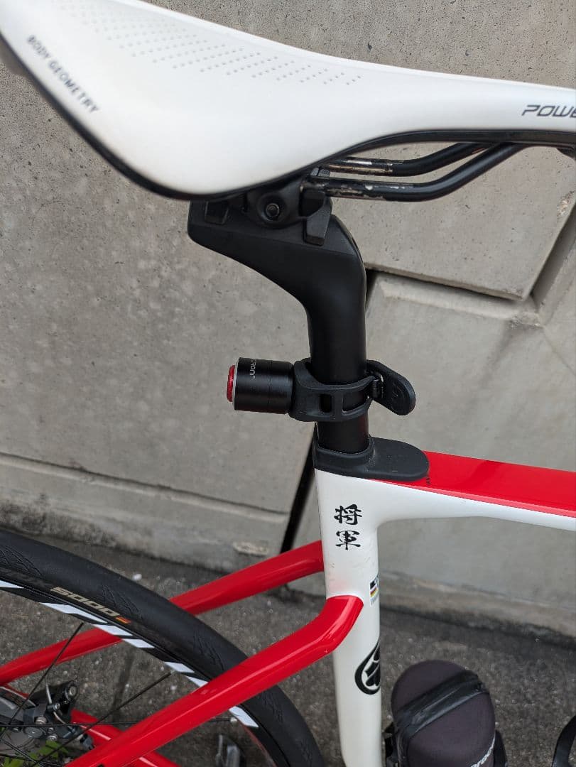 ロードバイクELVES VANTAR ディスク　ロードバイク ホワイト/レッド